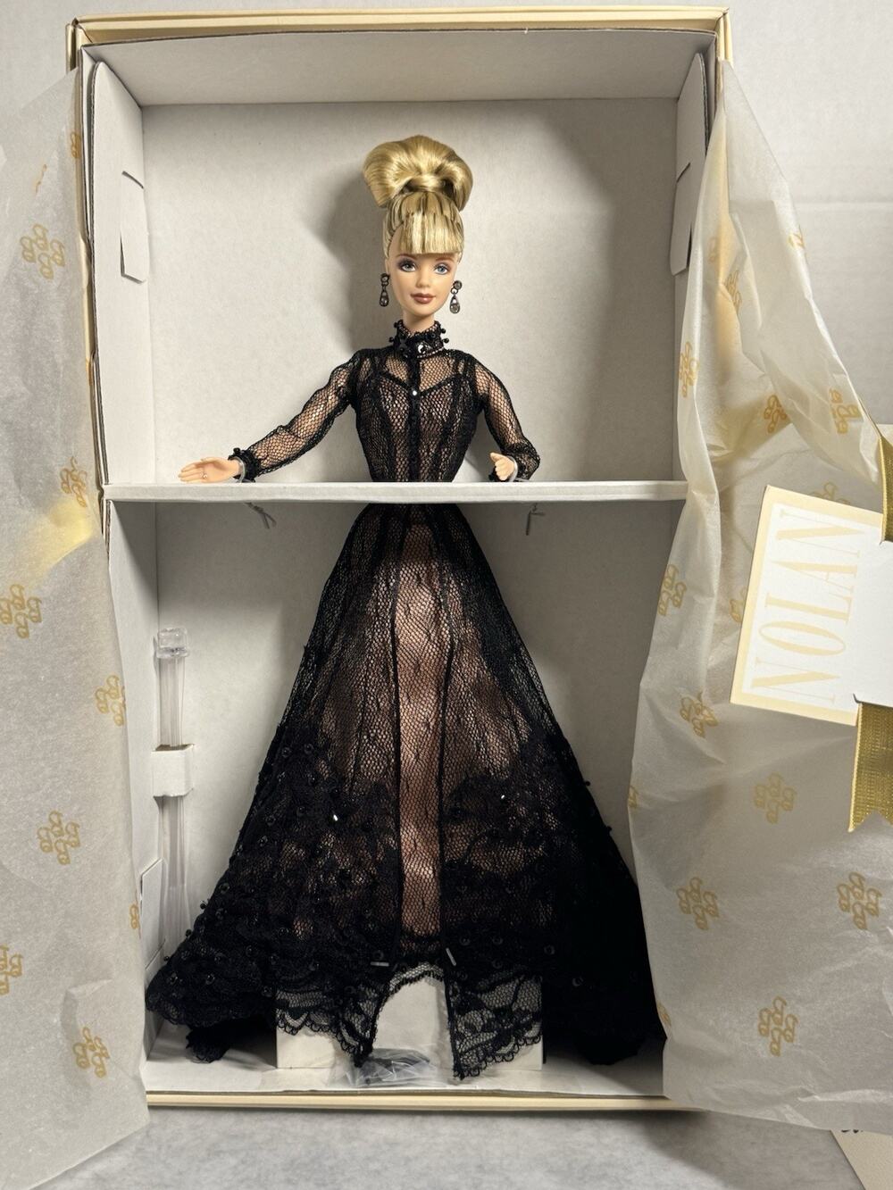 1998 Barbie Sheer Illusion Nolan Miller Limited Edition Mattel Doll